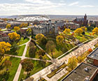 aerial view of campus